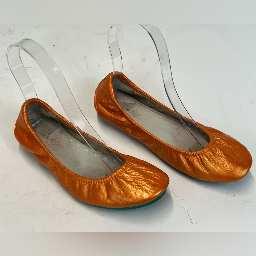 Custom Iridescent Sheen Pumpkin Size 5 Tieks